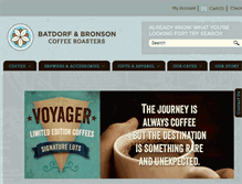 Tablet Screenshot of batdorfcoffee.com